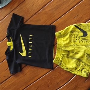 Nike baby shirt and shorts size 12month